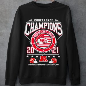 Top Conference champions Kanas City Chiefs 2021 arrowhead stadium Kanas City shirt 2