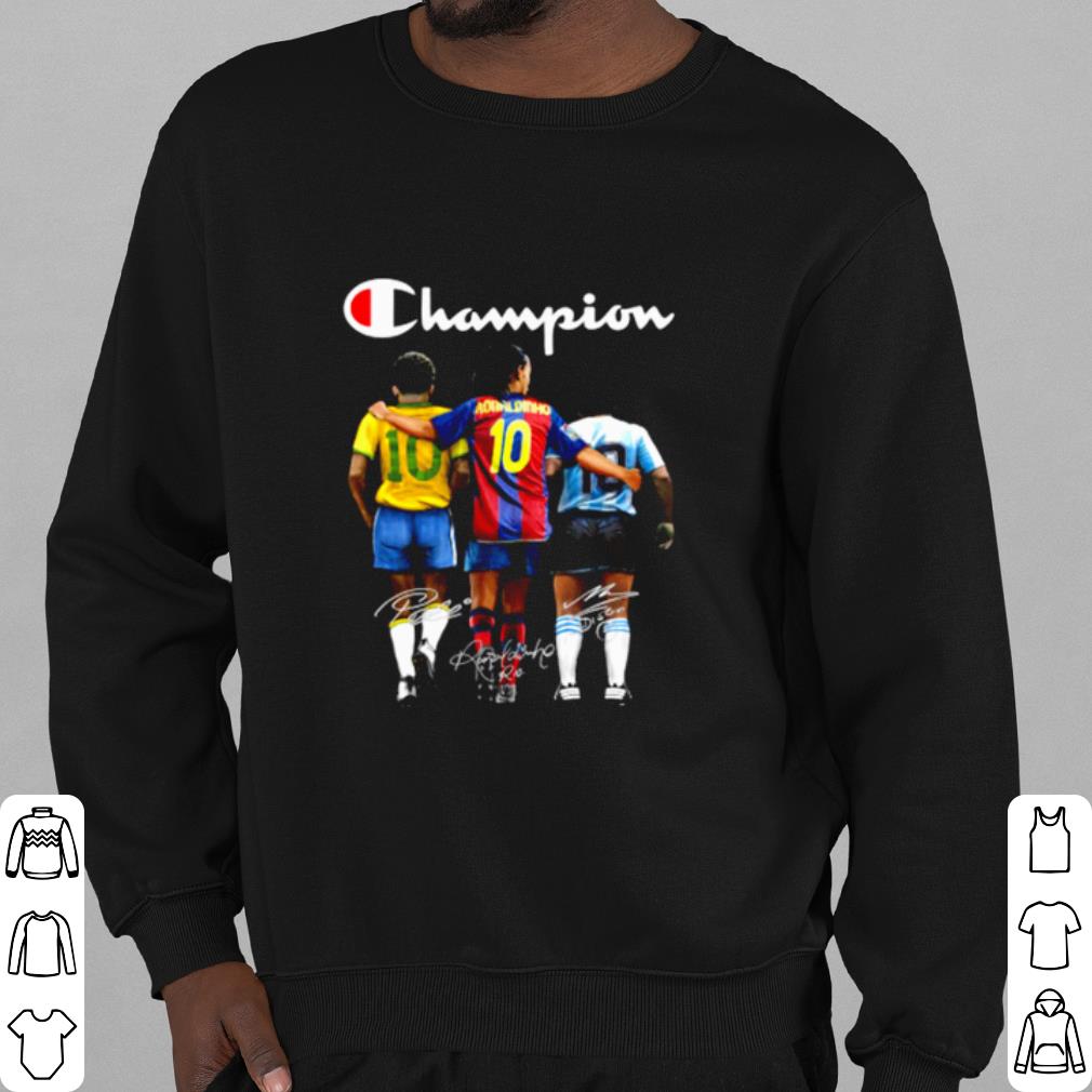 e50a1773 cool champion pele ronaldinho maradona signature shirt 4 - Cool Champion Pele Ronaldinho Maradona Signature shirt
