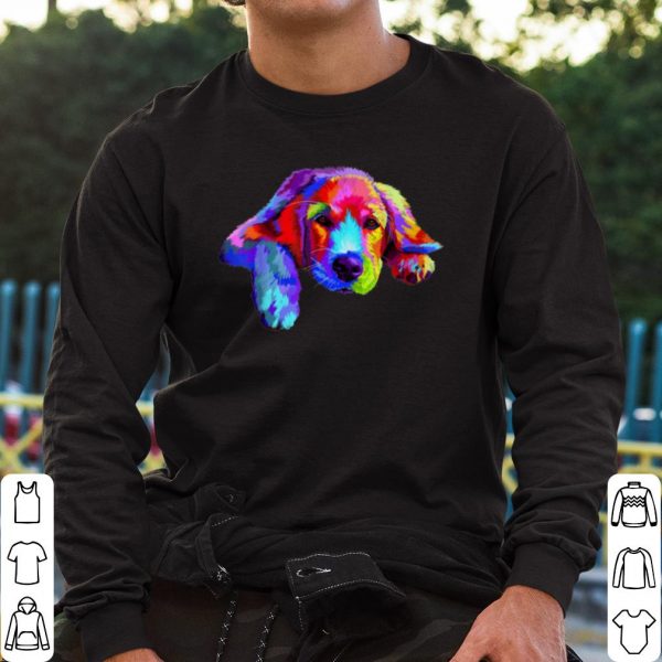 Top Golden Retriever Dog Watercolor shirt
