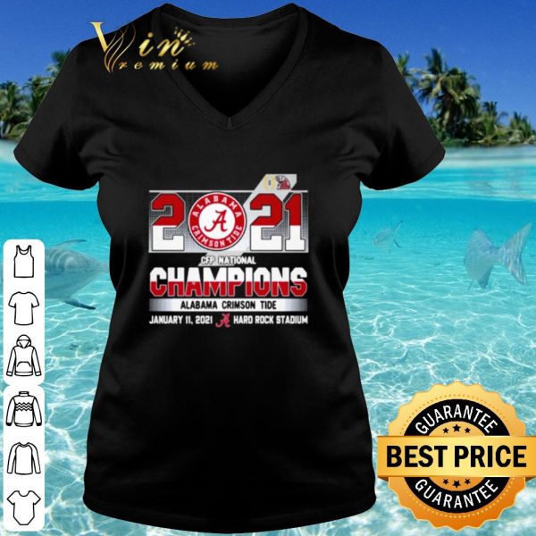 Cool CFP Alabama 2021 National Champion Hard Rock Stadium shirt