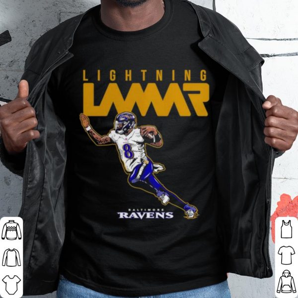 Cool Lamar Jackson Baltimore Ravens Lightning Lamar shirt