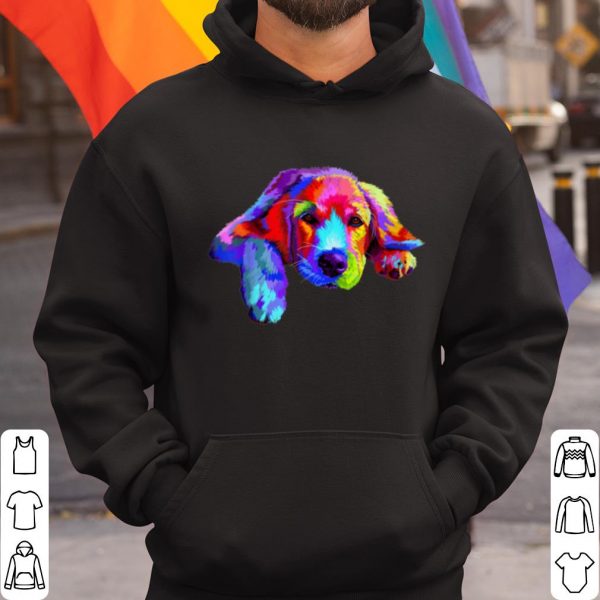 Top Golden Retriever Dog Watercolor shirt