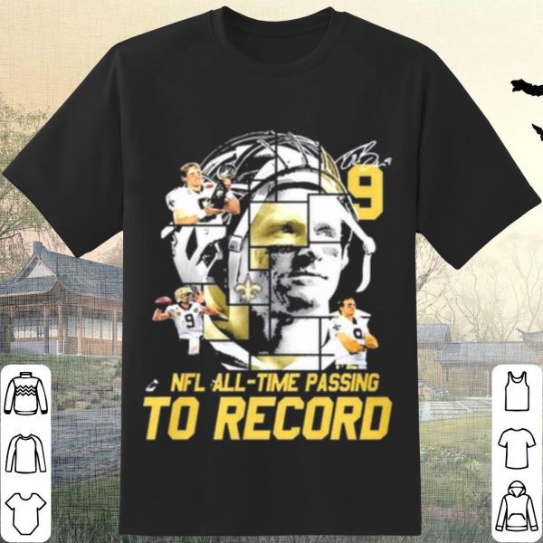 Pretty New Orleans Saints Nfl all time passing to record signature shirt