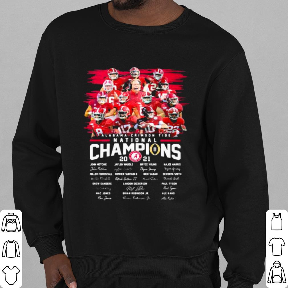 Cool Alabama Crimson Tide College Football Playoff National Champions 2021 Signature shirt f51498c0 cool alabama crimson tide college football playoff national champions 2021 signature shirt 4 - Cool Alabama Crimson Tide College Football Playoff National Champions 2021 Signature shirt