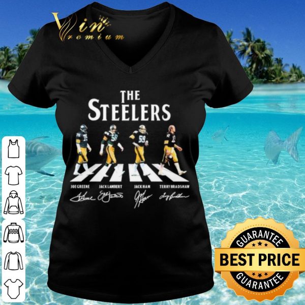 Cool The Steelers Joe Greene Jack Lambert Jack Ham Abbey Road Signatures shirt