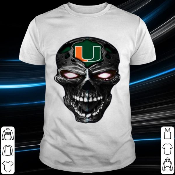 Skull Miami Hurricanes Football shirt