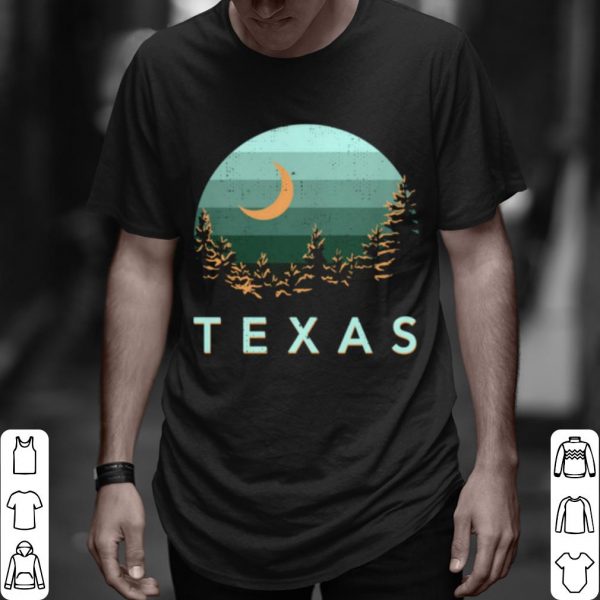 Original Texas Souvenir Forest Evergreen Night Sky Nature shirt