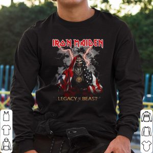Original Iron Maiden Legacy Of The Beast American Flag shirt 1