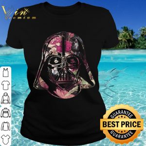 Funny Star Wars Darth Vader Antique Floral Helmet Fill Portrait shirt 1