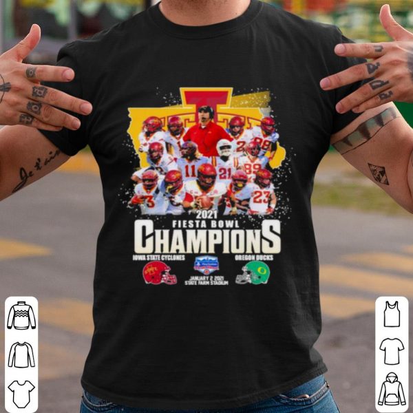 Cool Iowa State 2021 Fiesta Bowl Champions Iowa State Cyclones shirt