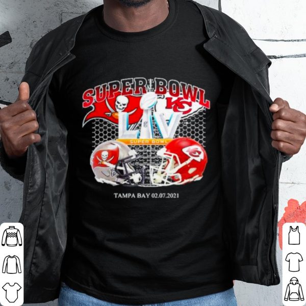 Pretty Super bowl kansas city chiefs and tampa bay buccaneers shirt