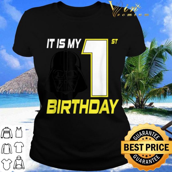 Hot Star Wars Darth Vader 1st Birthday shirt