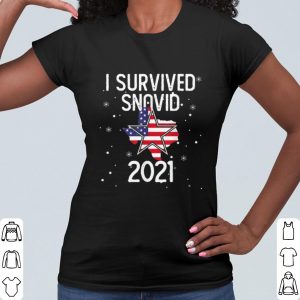 Top I Survived Snovid 2021 Texas Snowstorm shirt