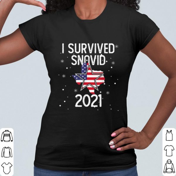 Top I Survived Snovid 2021 Texas Snowstorm shirt