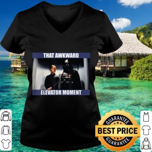 Premium Star Wars Darth Vader & Luke That Awkward Elevator Moment shirt 2