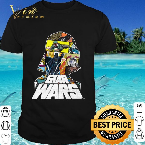 Star Wars Darth Vader Comic Fill Silhouette shirt