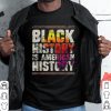 Pretty Black Cat Bouron Because Murder Is Wrong Drink Coffee shirt