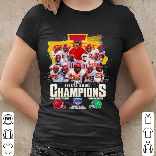 Cool Iowa State 2021 Fiesta Bowl Champions Iowa State Cyclones shirt