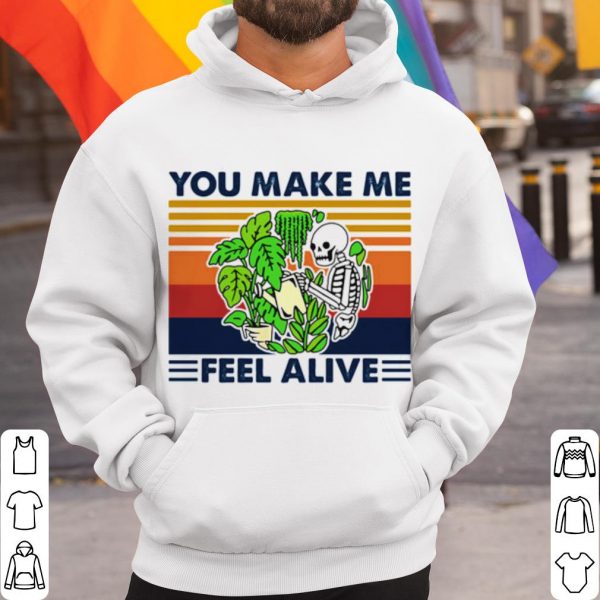 Original Gardening You Make Me Feel Alive Skull Vintage shirt
