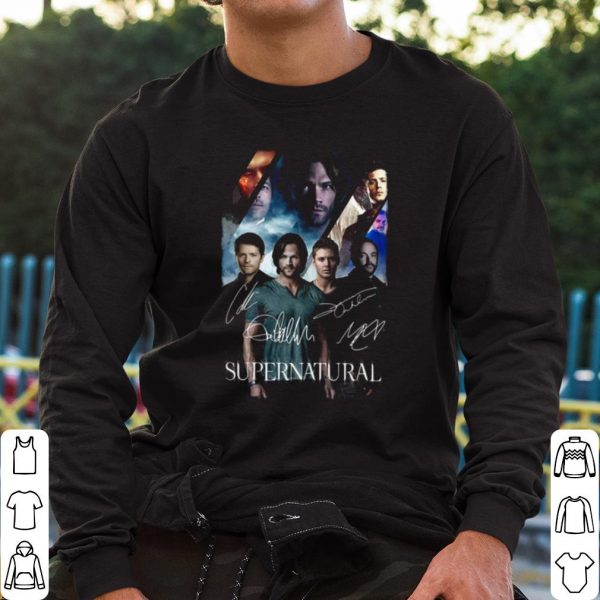 Original The Supernatural 2021 Character Signatures shirt