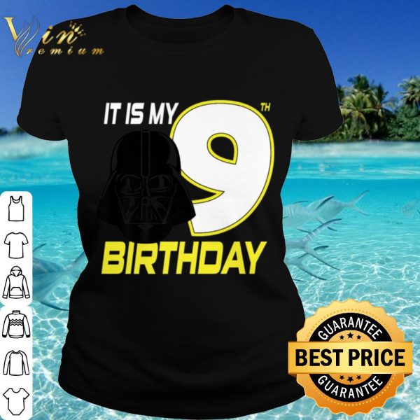 Nice Star Wars Darth Vader 9th Birthday shirt