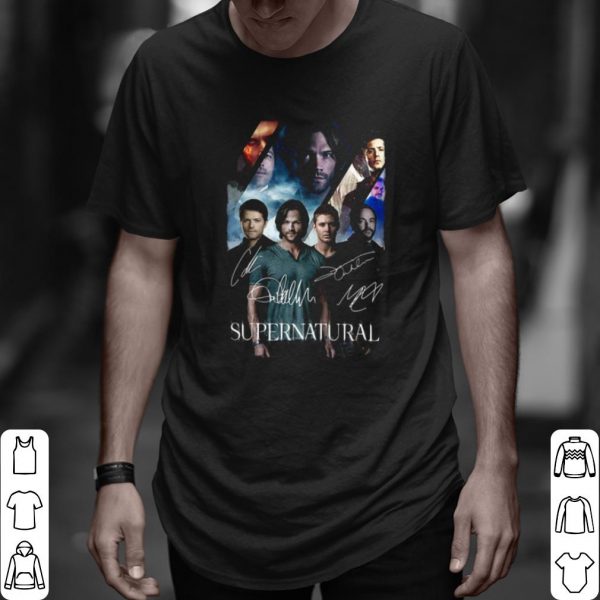 Original The Supernatural 2021 Character Signatures shirt