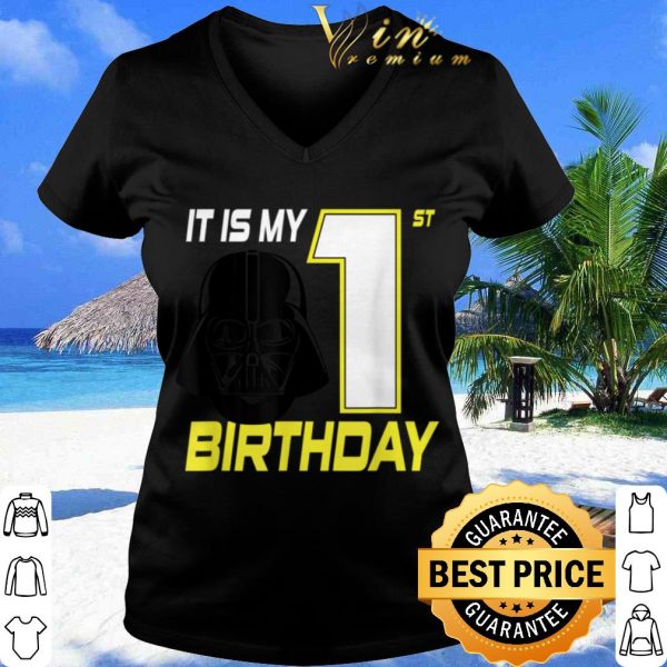 Hot Star Wars Darth Vader 1st Birthday shirt