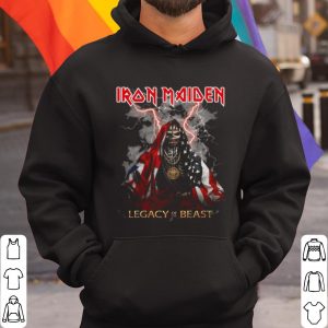 Original Iron Maiden Legacy Of The Beast American Flag shirt 2