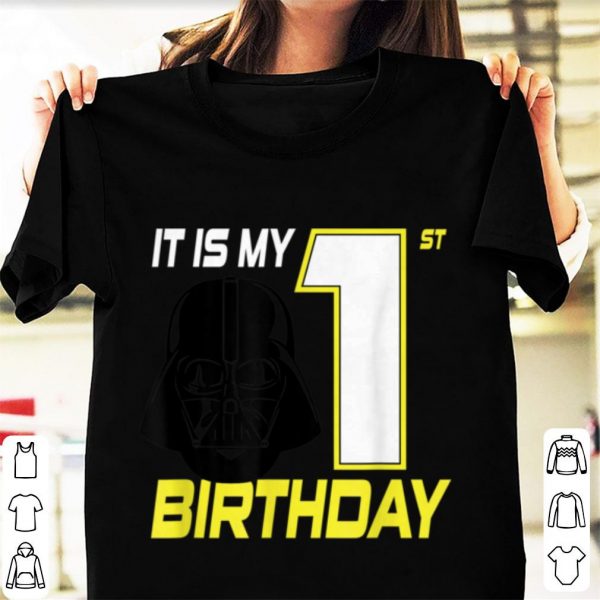 Hot Star Wars Darth Vader 1st Birthday shirt