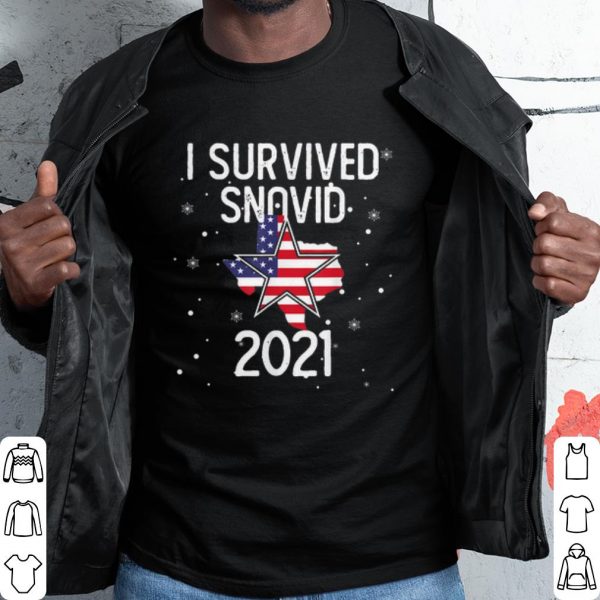 Top I Survived Snovid 2021 Texas Snowstorm shirt