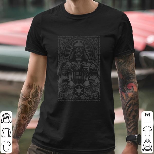 Funny Star Wars Dark Side Darth Vader Ornate Etching shirt