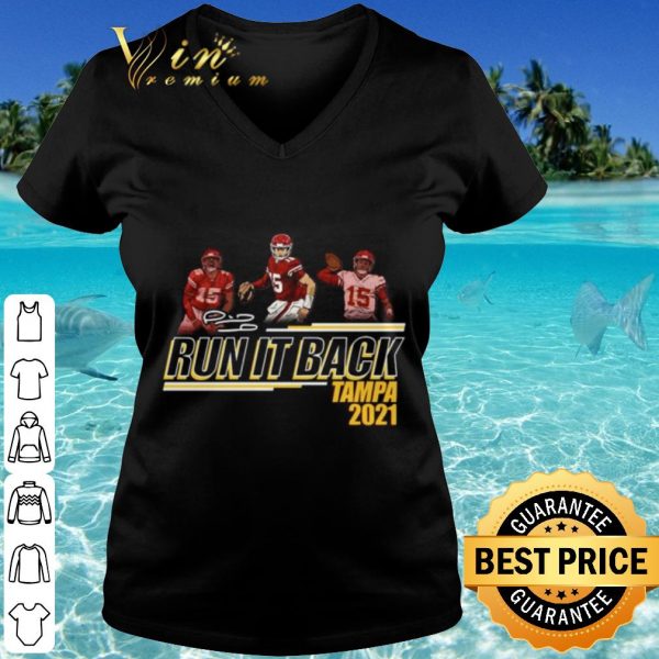 Funny Run it back Tampa Bay Buccaneers 2021 Signature shirt