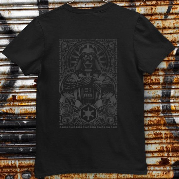 Funny Star Wars Dark Side Darth Vader Ornate Etching shirt