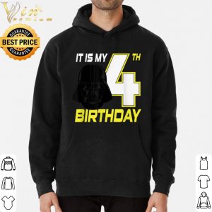 Original Star Wars Darth Vader 4th Birthday shirt 2