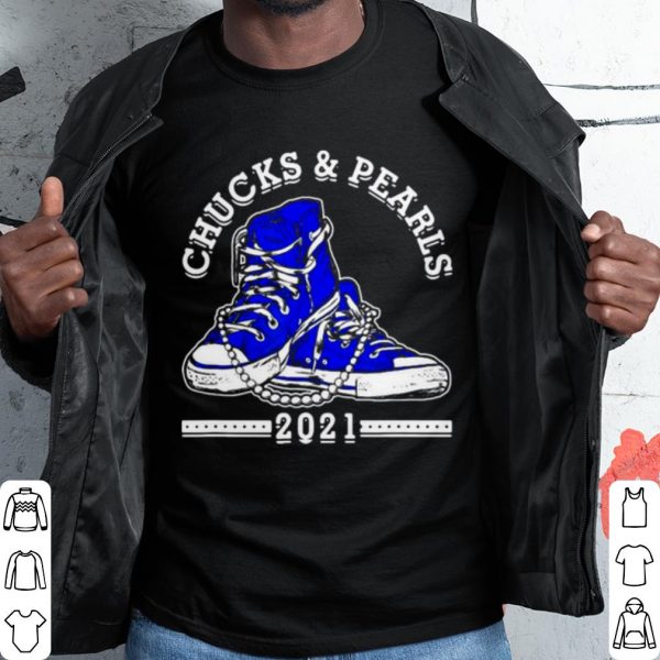 Pretty Biden Harris Chucks And Pearls 2021 shirt