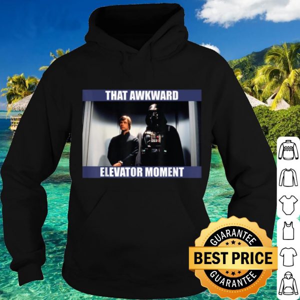 Premium Star Wars Darth Vader & Luke That Awkward Elevator Moment shirt