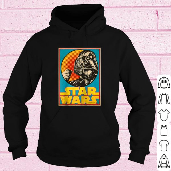 Top Star Wars Darth Vader Comic Card Raglan Baseball shirt