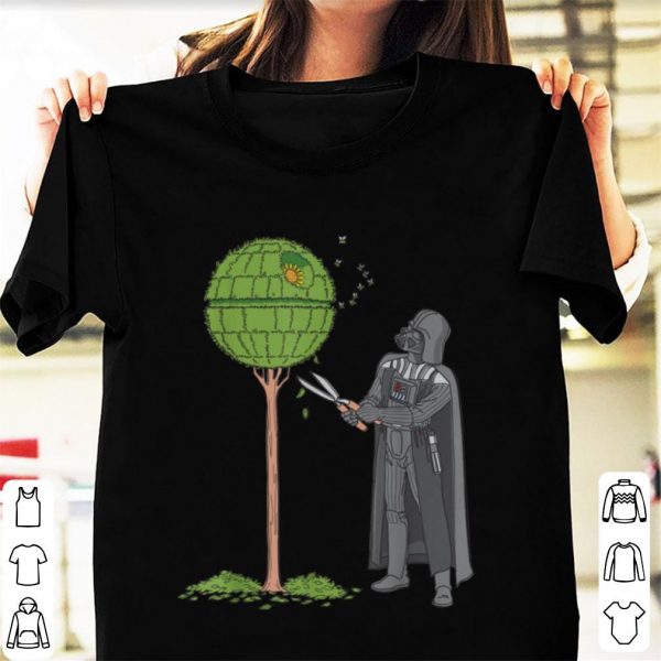 Official Star Wars Darth Vader Death Star Topiary shirt