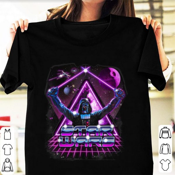 Pretty Star Wars Darth Vader Dual Saber 80's Retro Graphic shirt