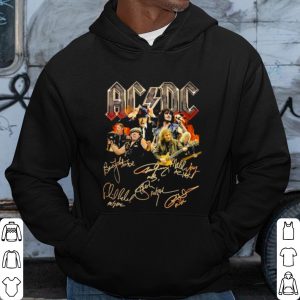 Best ACDC Band All Members Signatures shirt 2