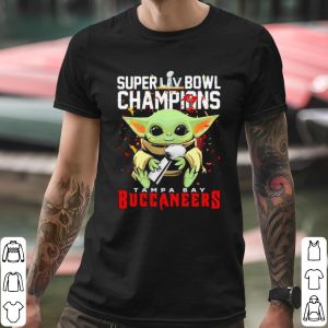 Awesome Baby Yoda Super LIV Bowl Champions Tampa Bay Buccaneers shirt 3