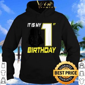 Hot Star Wars Darth Vader 1st Birthday shirt 3