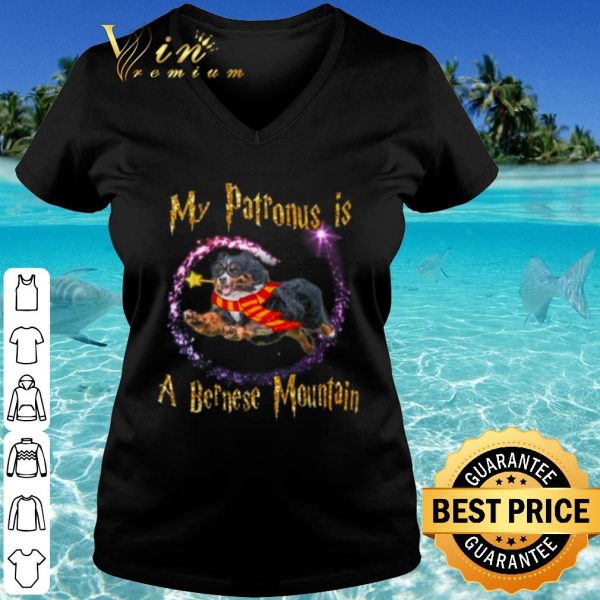 Nice Harry Potter My Patronus Is A Bernese Mountain shirt
