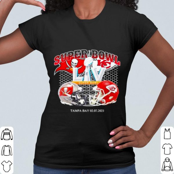 Pretty Super bowl kansas city chiefs and tampa bay buccaneers shirt