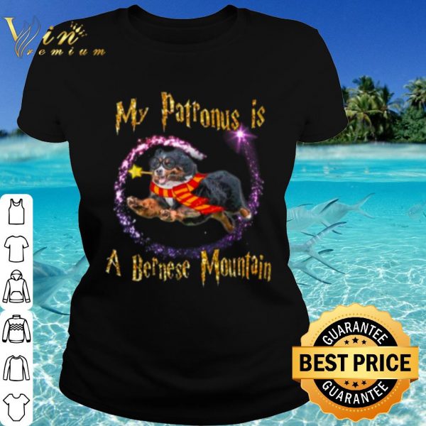 Nice Harry Potter My Patronus Is A Bernese Mountain shirt