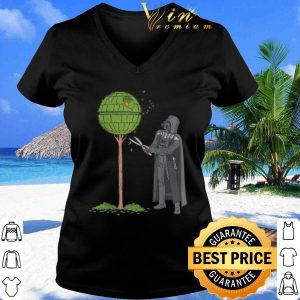 Official Star Wars Darth Vader Death Star Topiary shirt 2