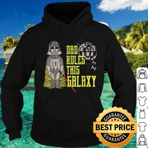 Cool Star Wars Cute Darth Vader Dad Rules This Galaxy shirt 3
