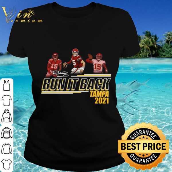 Funny Run it back Tampa Bay Buccaneers 2021 Signature shirt