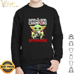 Awesome Baby Yoda Super LIV Bowl Champions Tampa Bay Buccaneers shirt