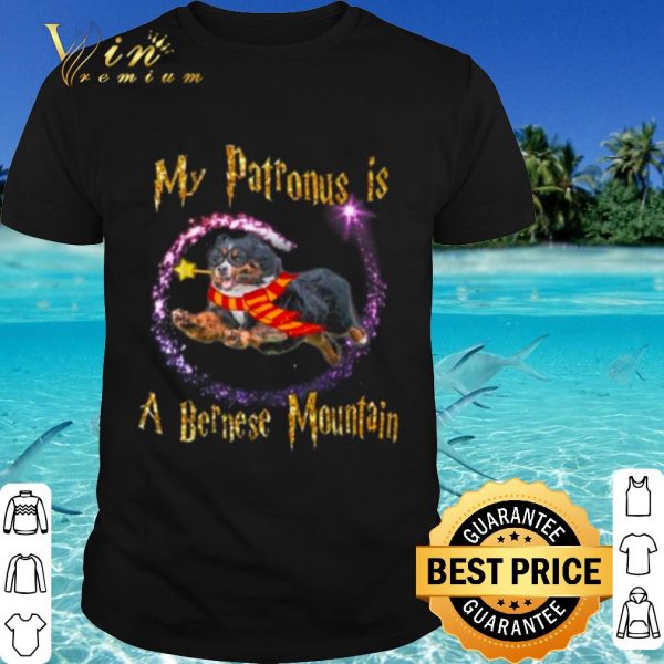 Nice Harry Potter My Patronus Is A Bernese Mountain shirt